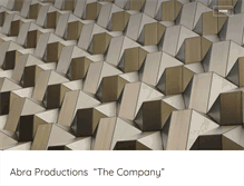 Tablet Screenshot of abraproductions.com